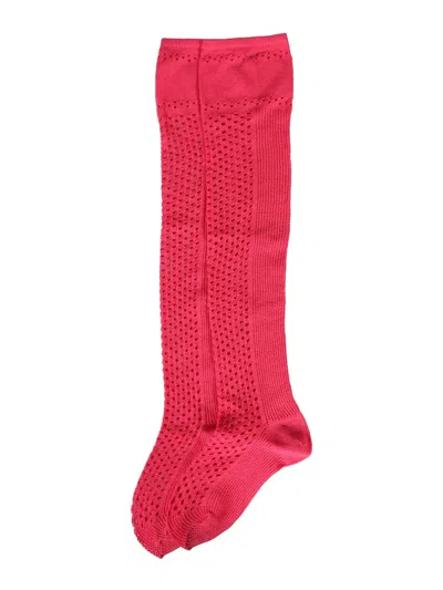 Ant45 Mesh Socks In Pink