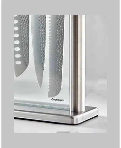 Cuisine::pro Id3 Samurai Gozen 7-pc. Knife Block Set In Silver
