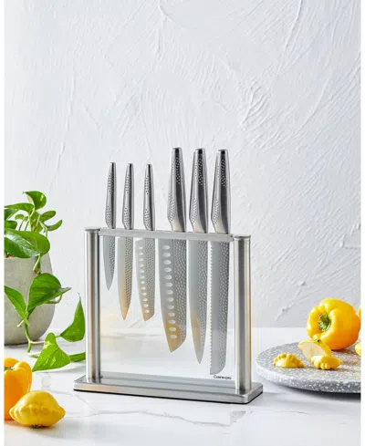 Cuisine::pro Id3 Samurai Gozen 7-pc. Knife Block Set In Silver