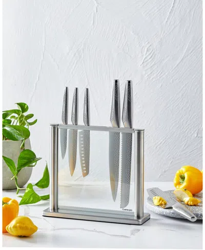 Cuisine::pro Id3 Samurai Gozen 7-pc. Knife Block Set In Silver