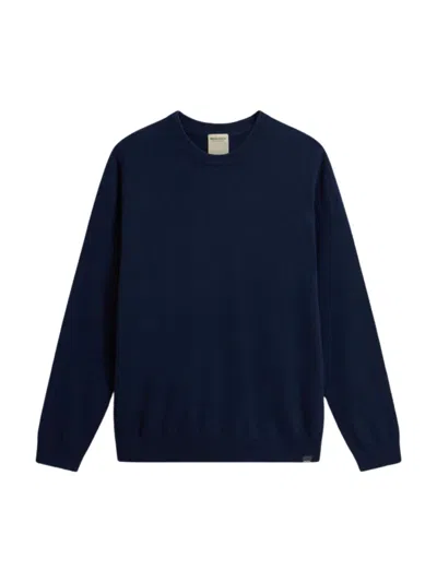 Woolrich Pure Wool Sweater In Blue