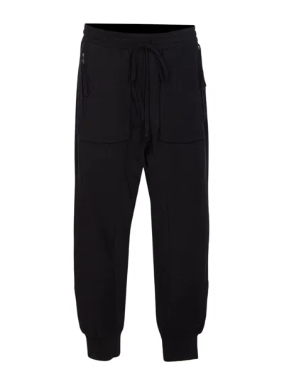 Thom Krom Cotton Trousers In Black