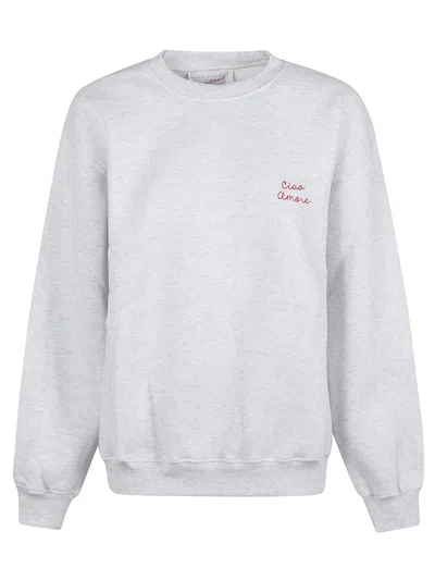 Giada Benincasa Sweatshirt With Logo In Gray