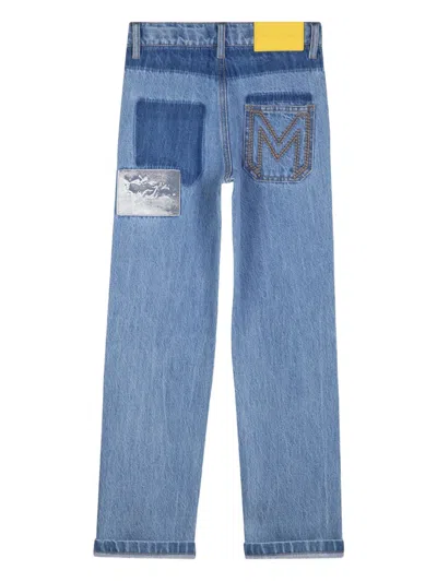 Marc Jacobs Patched Jeans In Blue