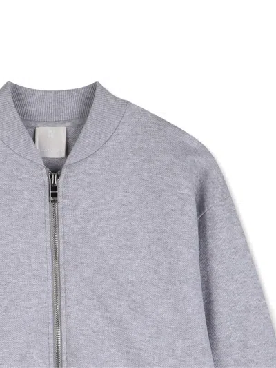 Givenchy Zip Cardigan In Gray