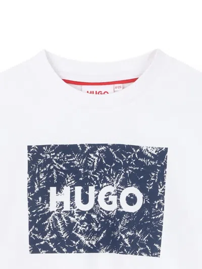 Hugo Boss Graphic-print T-shirt In White