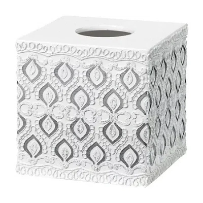 Popular Bath Monaco Tissue Box Bedding In White