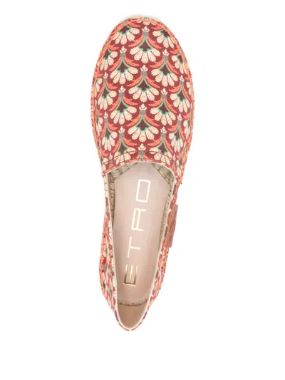 Etro Floral-print Espadrille In Multi
