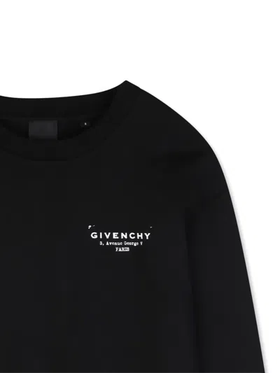 Givenchy Logo Sweatshirt In Black