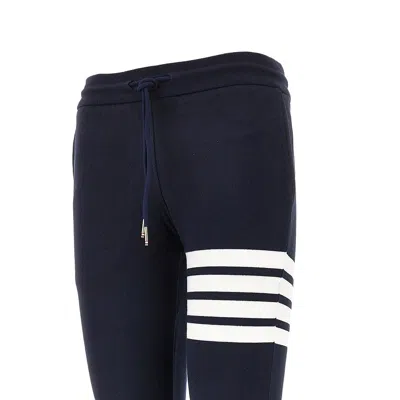 Thom Browne 'classic Loopback 4-bar' Cotton Sweatpants In Blue