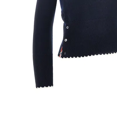 Thom Browne Hector Intarsia Wool Sweater In Blue