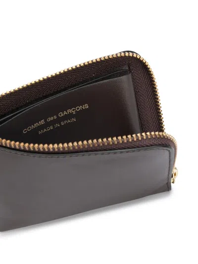 Comme Des Garçons Wallet Classic Leather Line Wallet In Brown