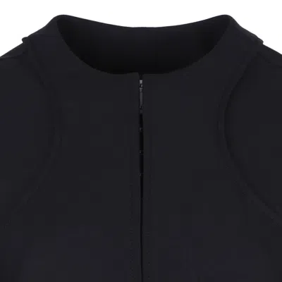 Courrèges Courregès Black Polyester Wool Jackets In Black