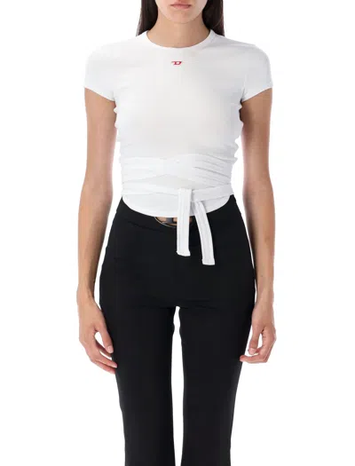 Diesel Bunny-tail T-shirt In White