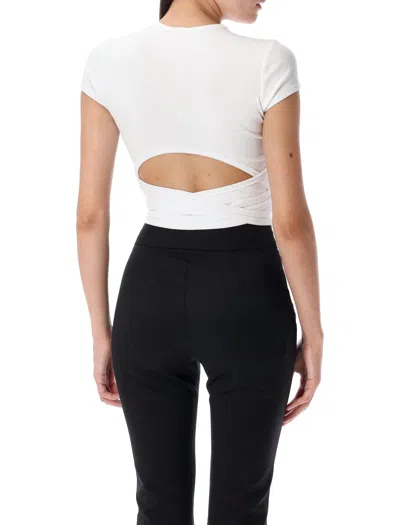 Diesel Bunny-tail T-shirt In White