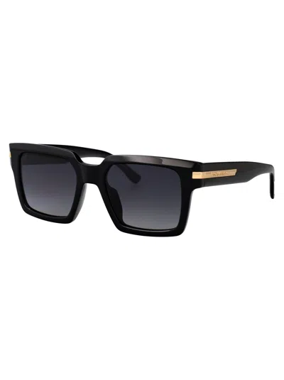 Dsquared2 Black Acetate Sunglasses In Black