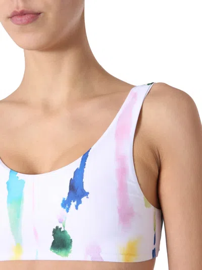 Etre Cecile Watercolour Print Bikini Top In Multi