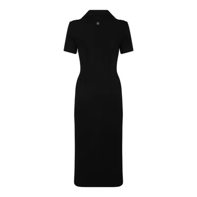 Givenchy Black Viscose Blend Dresses In Multi