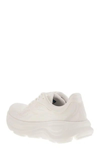 Hoka Bondi 9 Rubber-trimmed Mesh Sneakers In White