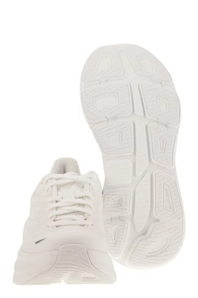 Hoka Bondi 9 Rubber-trimmed Mesh Sneakers In White