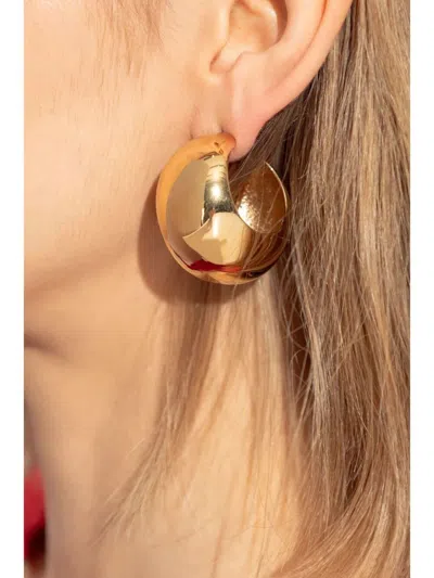 Isabel Marant Chunky Hoop Earrings In Gold