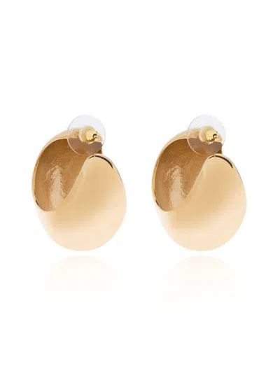 Isabel Marant Chunky Hoop Earrings In Gold