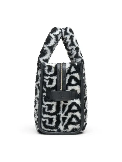Marc Jacobs The Monogram Teddy Medium Tote Bag In Black