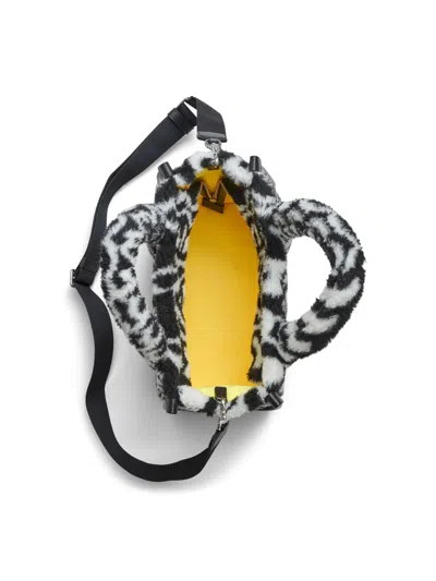 Marc Jacobs The Monogram Teddy Medium Tote Bag In Black