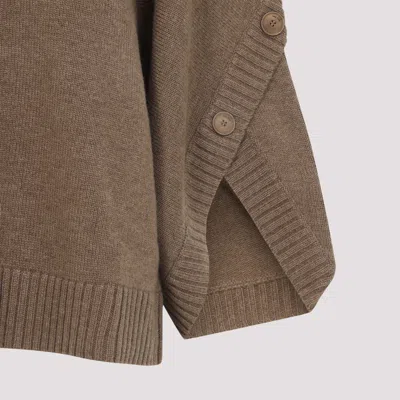 Max Mara Ampex Wool And Cashmere Over Sweater In Green