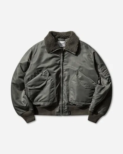 Wtaps Khaki Drab Es Bomber Jacket In Green