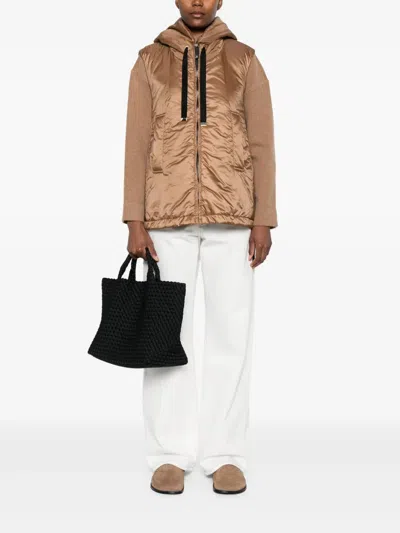 Max Mara The Cube Polyester Jacket In Brown