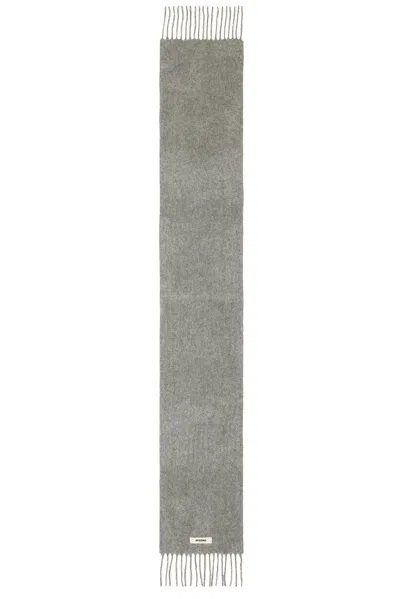 Jacquemus Large Echarpe Carro In Gray