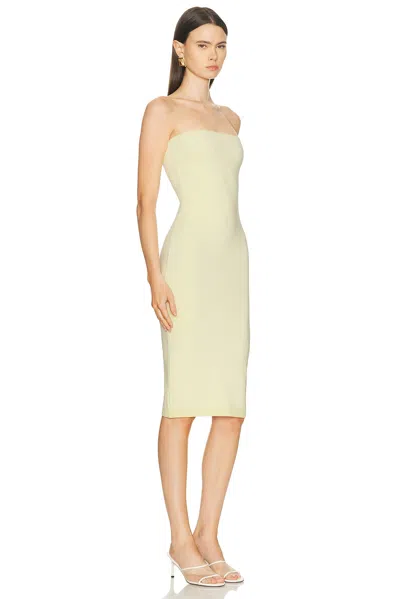 Jacquemus La Robe Maille Sera In Yellow