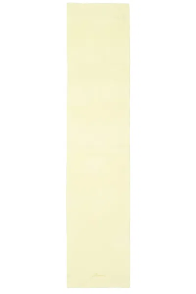 Jacquemus Large Echarpe Cashmere Tailleur In White