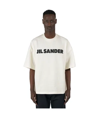 Jil Sander Logo-print Cotton T-shirt In White