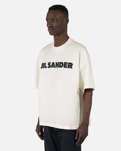 Jil Sander Logo-print Cotton T-shirt In White