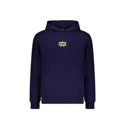 Herno Logo Sweatshirt Men In Blue