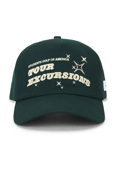 Students Golf Tour Excursions Snap Back Hat In Green
