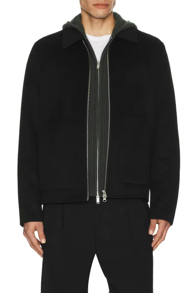 Samsoe & Samsoe Wool-blend Sapaulo Jacket In Black