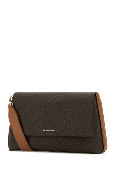 Michael Michael Kors Michael By Michael Kors Printed Canvas Crossbody Bag In Brown