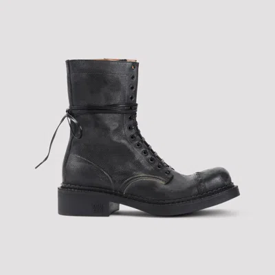 Miu Miu Laced Ankle Boots