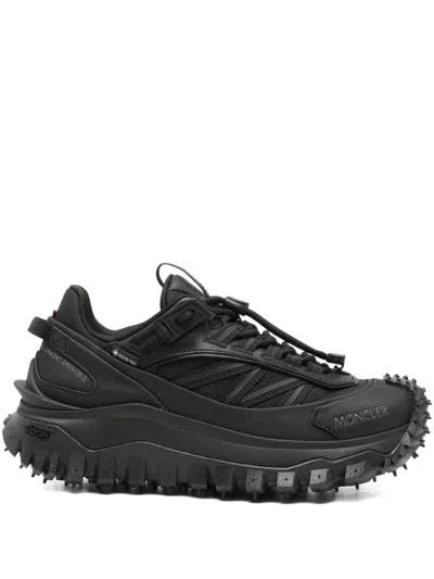 Moncler Grenoble Vibram Sole Trailgrip Hike Sneakers In Black