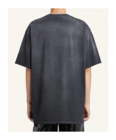 Courrèges Logo T-shirt In Black
