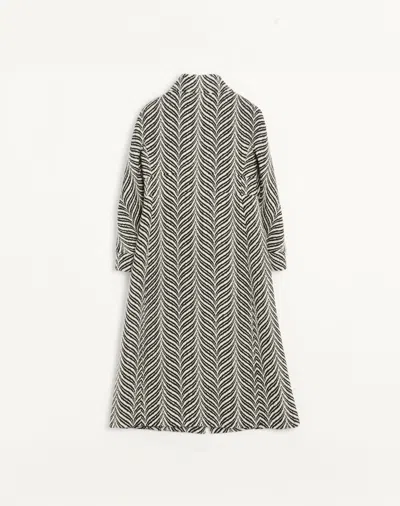 Valentino Long-sleeved Coat In Multi