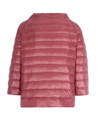 Herno Reversible Lightweight Down Jacket In Pink