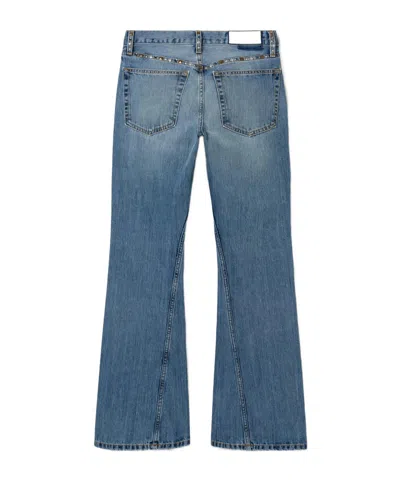 Re/done Jeans With Belt Loops In Blue