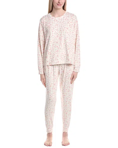 Sanctuary 2pc Top & Jogger Pajama Set In Pink