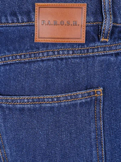 P.a.r.o.s.h Parosh Soft Jeans In Blue
