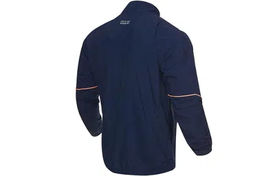 New Balance Graphic Impact Run Jacket 'blue Multi'