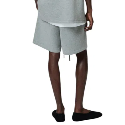 Essentials Fear Of God  Classic Fleece Sweatshort 'concrete Heather'